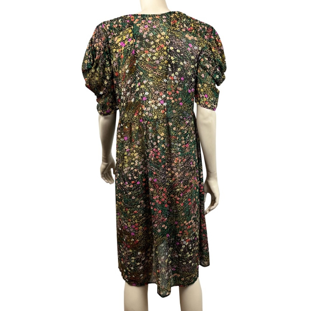 Anthropologie Akemi & Kin Sheer Floral Babydoll Dress - Picture 3 of 6